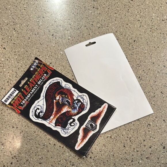 Hot Leathers transparent decals, POWMIA never forget, Transparent Decals Set - Picture 6 of 6